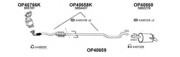 VENEPORTE 400289 Exhaust System